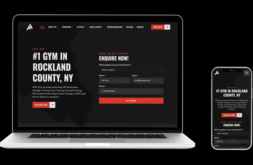 A computer screen showing a website preview