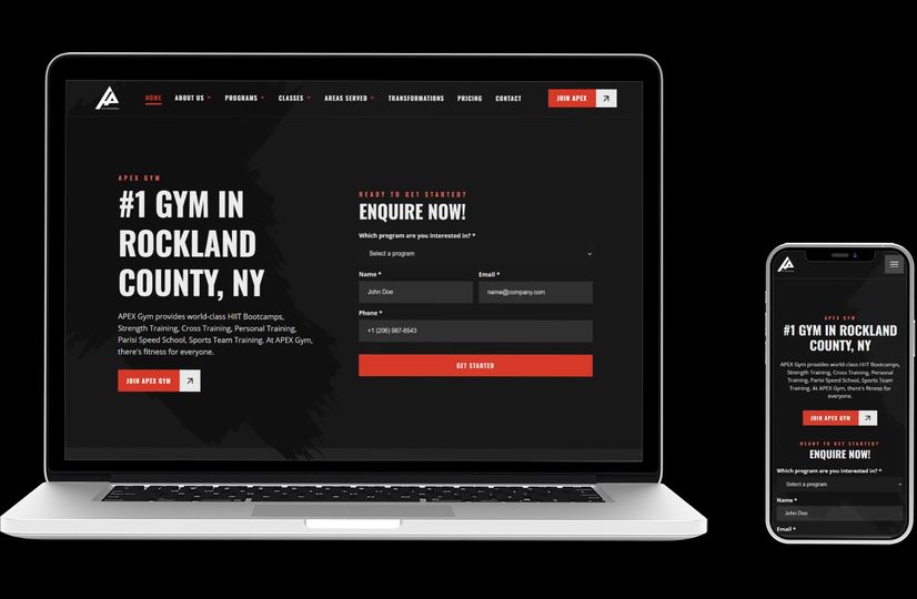 A computer screen showing a website preview